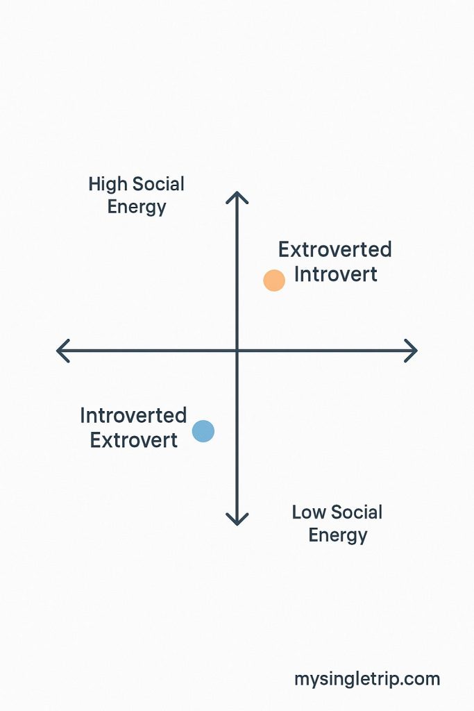 introverts extroverts energy chart